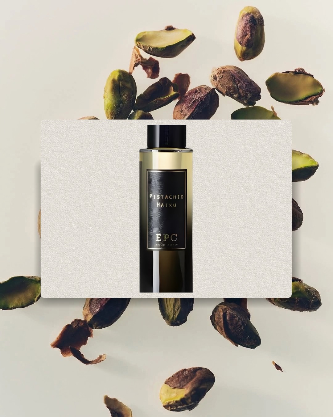 Pistachio Haiku editorial fragrance photograph